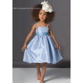 A-line Spaghetti Taffeta Flower Girl Dress